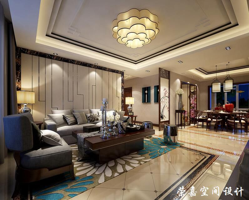 上海裝修案例古樸中式 儒雅沉穩(wěn)