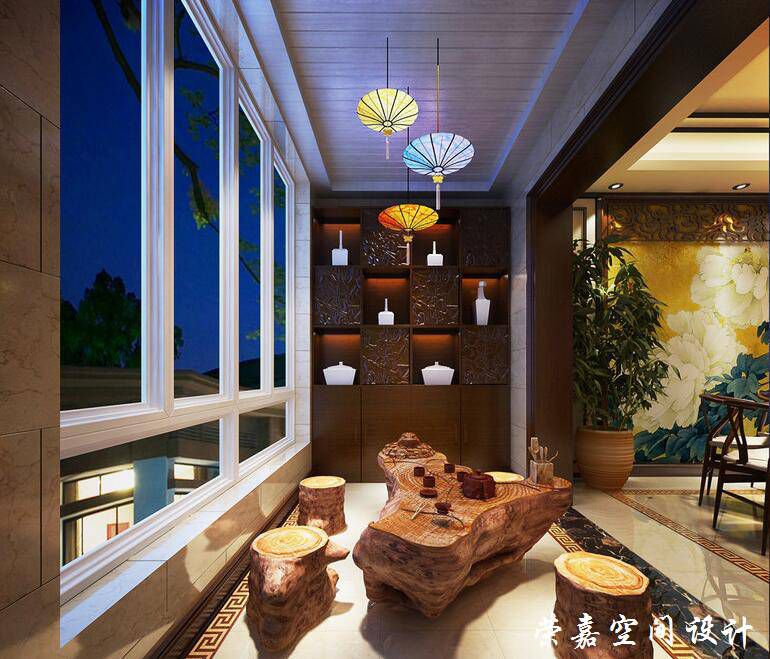 上海裝修案例古樸中式 儒雅沉穩(wěn)