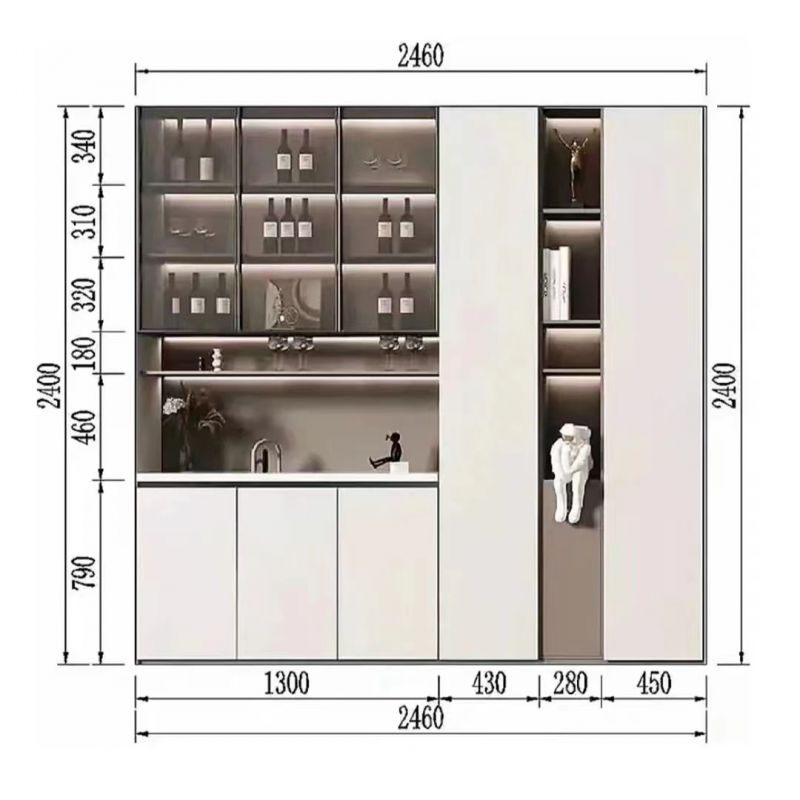 好看又實(shí)用的餐邊柜設(shè)計(jì)！快來抄作業(yè)吧~